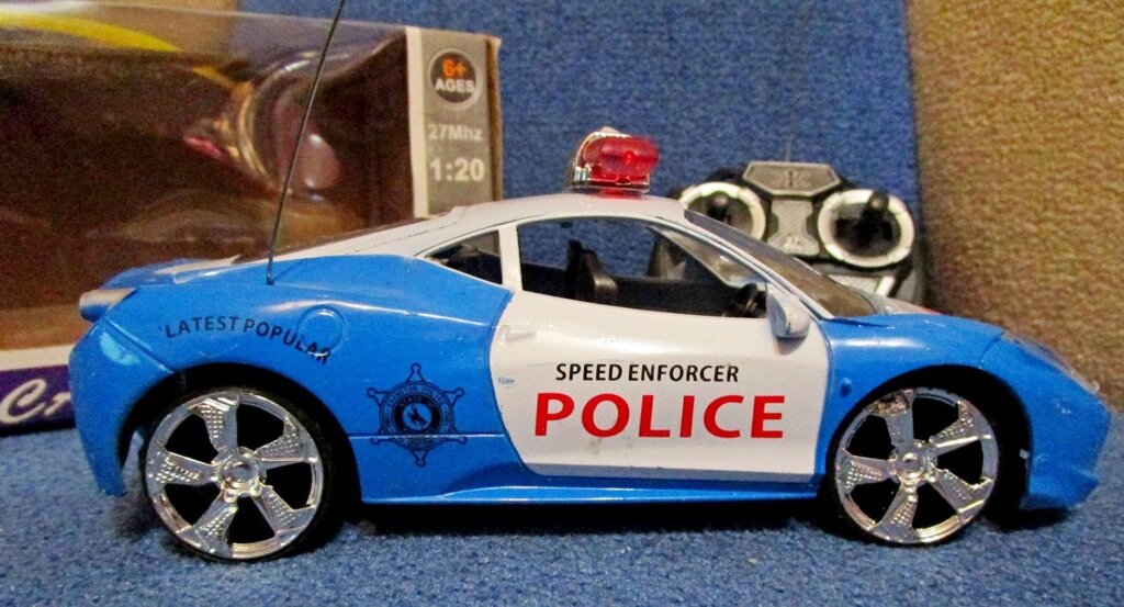 Радиоуправляемая машинка police (аккум.) 20 см от компании Интернет магазин детских игрушек Ny-pogodi. by - фото 1