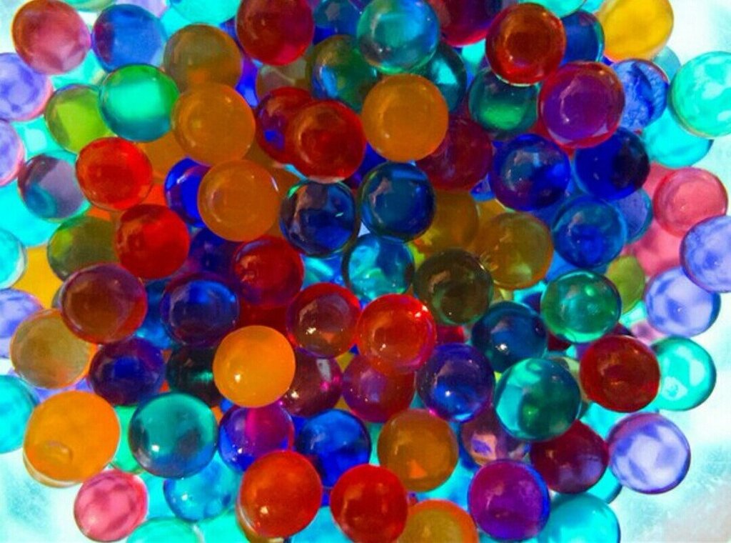 Растущие шарики орбиз-гелевые пули ( орбизы) 400 штук в пакетике. от компании Интернет магазин детских игрушек Ny-pogodi. by - фото 1