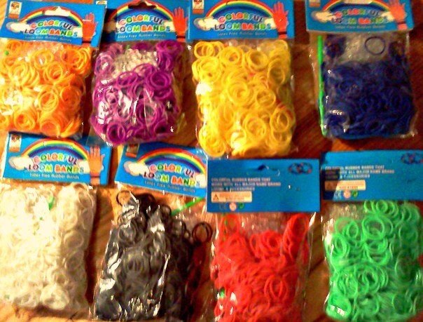 Резинки для плетения 600 шт +крючок+клипсы от компании Интернет магазин детских игрушек Ny-pogodi. by - фото 1