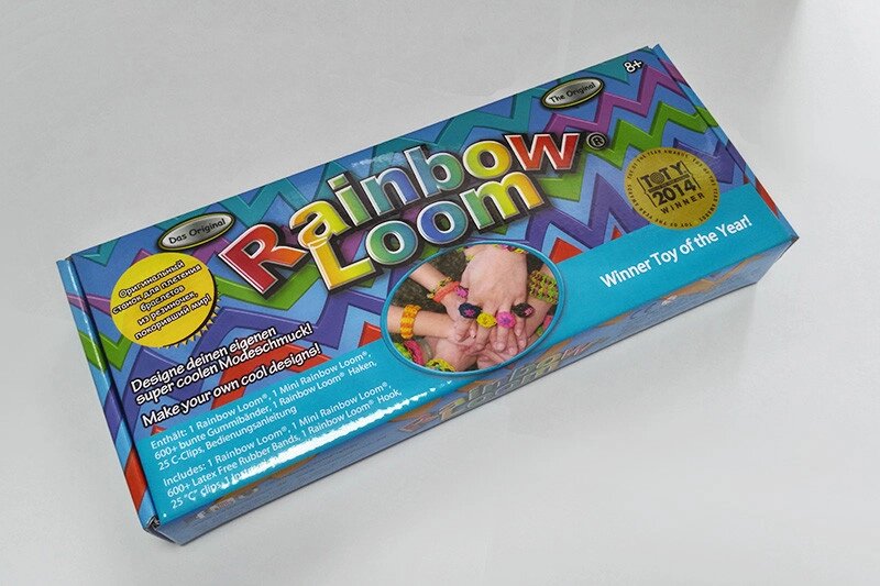 Резинки для плетения браслетов rainbow loom оригинал 600 резинок высокого качества от компании Интернет магазин детских игрушек Ny-pogodi. by - фото 1