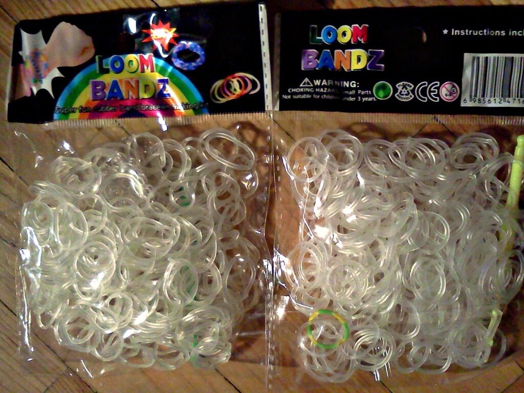 Резинки для плетения хамелеоны 600 шт прозрачные+крючок+клипсы от компании Интернет магазин детских игрушек Ny-pogodi. by - фото 1
