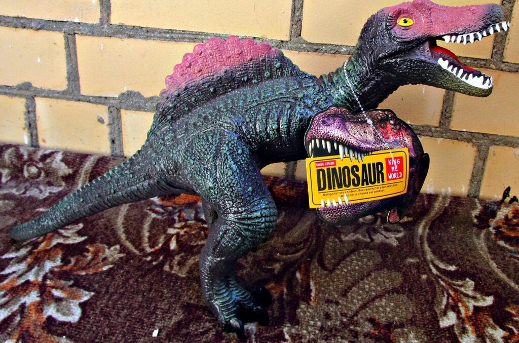 Резиновый динозавр 60см  Dinosaur (звуковые эффекты) от компании Интернет магазин детских игрушек Ny-pogodi. by - фото 1