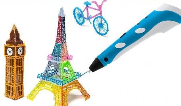 Ручка 3D "3DPen-2" с дисплеем (базовый набор) от компании Интернет магазин детских игрушек Ny-pogodi. by - фото 1