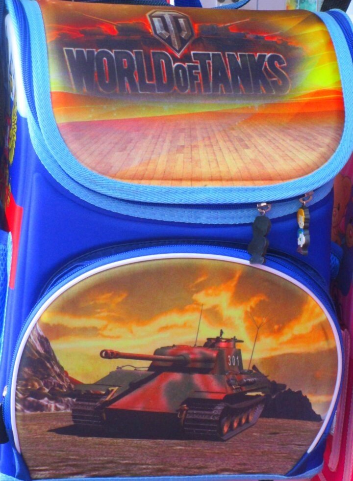 Рюкзак brothers "world of tanks"синий, каркасный, ортопед. спинка. от компании Интернет магазин детских игрушек Ny-pogodi. by - фото 1