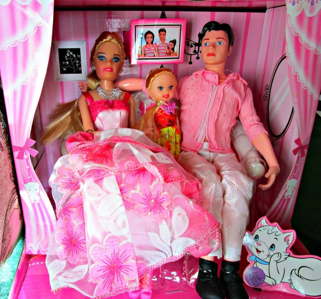 Семья "барби" шарнирные, высокого качества. от компании Интернет магазин детских игрушек Ny-pogodi. by - фото 1