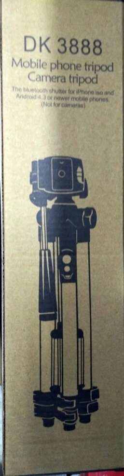 Штатив для камеры и телефона Tripod DK 3888 от компании Интернет магазин детских игрушек Ny-pogodi. by - фото 1