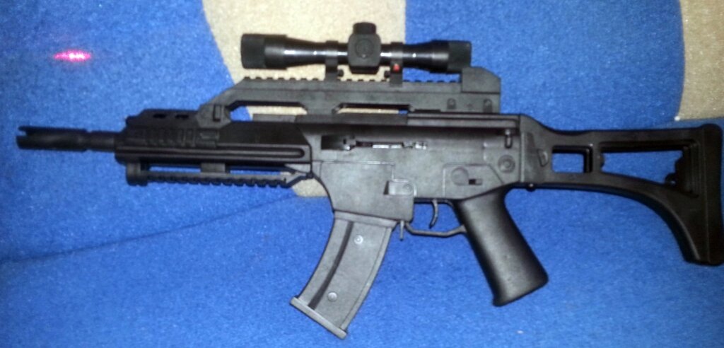 Штурмовая снайперская игрушечная винтовка Р 41 с оптическим прицелом и фонариком 63 см от компании Интернет магазин детских игрушек Ny-pogodi. by - фото 1