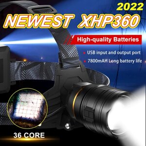 Светодиодный налобный фонарик YYC-7209-P360 XHP360