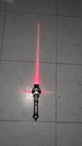 Световой раздвижной меч Звездные воины star wars 70 см звук, светится разными цветами