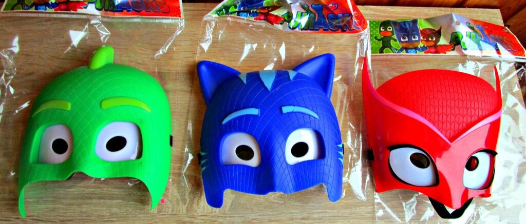 Светящаяся карнавальная Маска PJMASKS герои в масках от компании Интернет магазин детских игрушек Ny-pogodi. by - фото 1