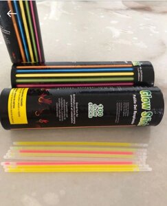 Светящиеся браслеты палочки / световые палочки (100 шт.) Glow Sticks/ Неоновые палочки браслеты SZT 5200