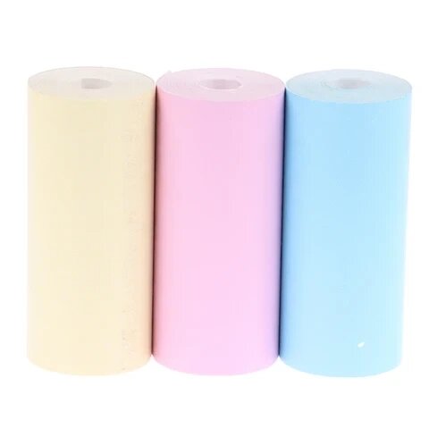 Термобумага лента цветная для мини принтера Printer PeriPage mini A6, 3 шт. (5.6см х 6м) от компании Интернет магазин детских игрушек Ny-pogodi. by - фото 1