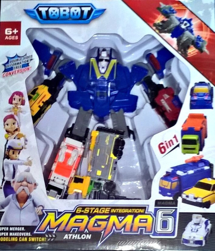 Трансформер Tobot  Magma 6 Athlon арт. 530 от компании Интернет магазин детских игрушек Ny-pogodi. by - фото 1