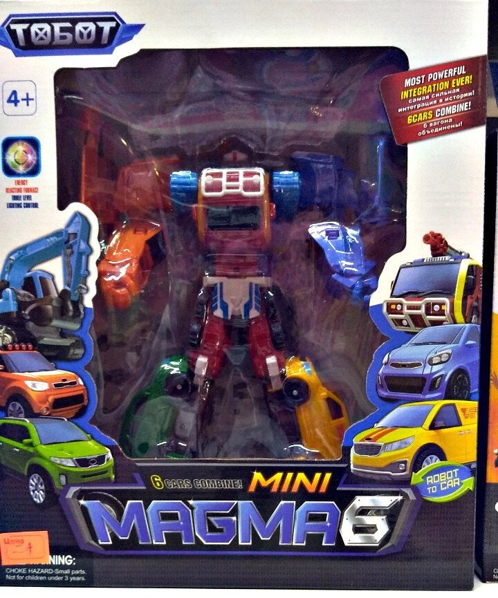 Трансформер Tobot mini Magma 6 тобот магма 6 от компании Интернет магазин детских игрушек Ny-pogodi. by - фото 1