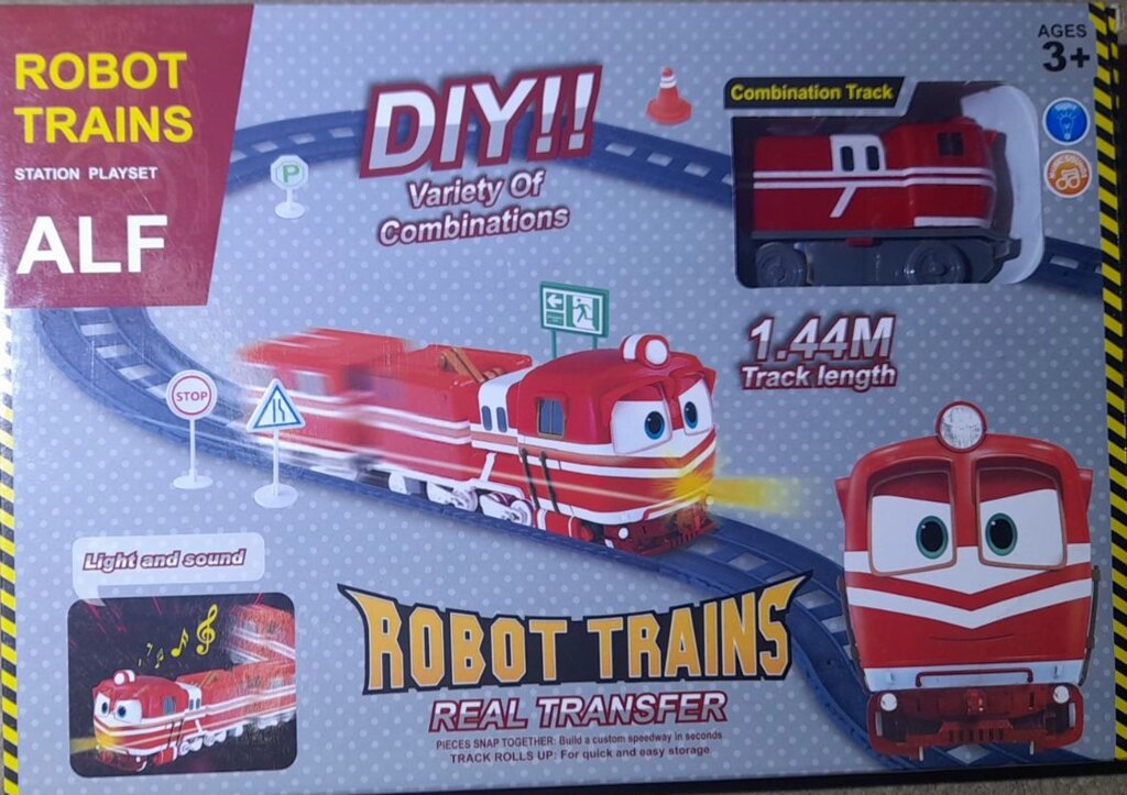 Железная дорога Robots Trains роботы поезда PT 3002 от компании Интернет магазин детских игрушек Ny-pogodi. by - фото 1
