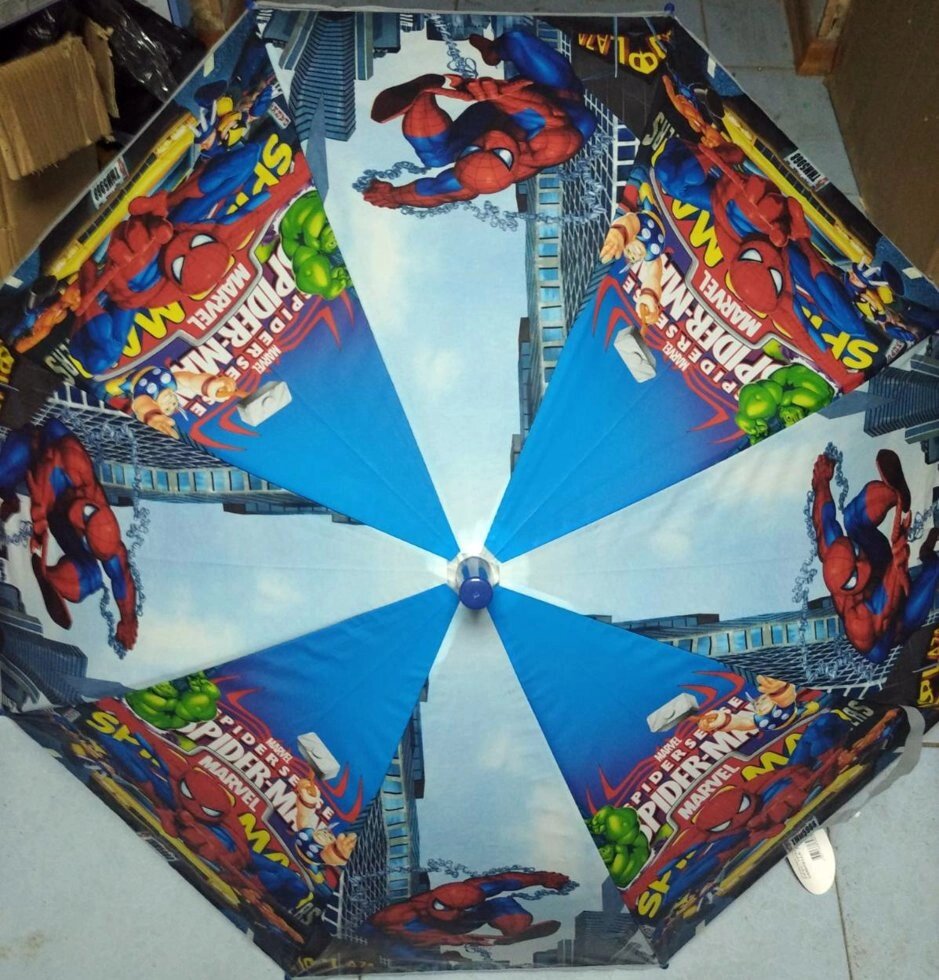Зонт детский человек паук от компании Интернет магазин детских игрушек Ny-pogodi. by - фото 1