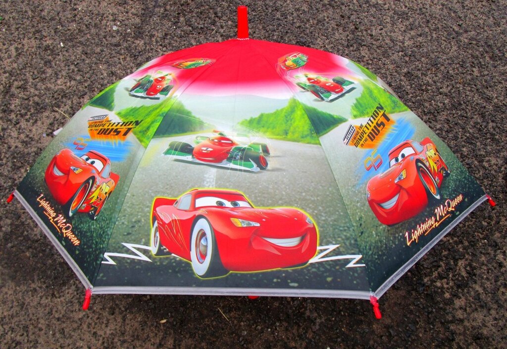 Зонт детский " тачки" со свистком от компании Интернет магазин детских игрушек Ny-pogodi. by - фото 1