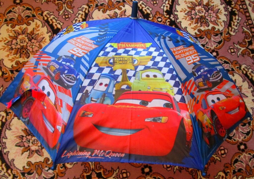 Зонт маквин  полуавтомат со свистком от компании Интернет магазин детских игрушек Ny-pogodi. by - фото 1