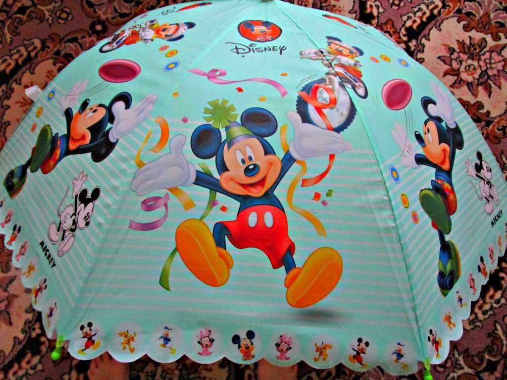 Зонтик микки-маус со свистком от компании Интернет магазин детских игрушек Ny-pogodi. by - фото 1