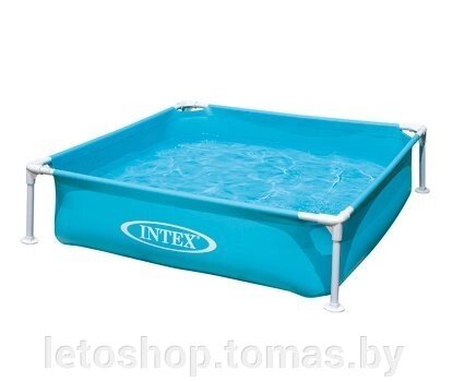 Детский каркасный бассейн "Mini Frame Pool" Intex 57173, 122x122x30 см. от компании Интернет-магазин «Letoshop. by» - фото 1