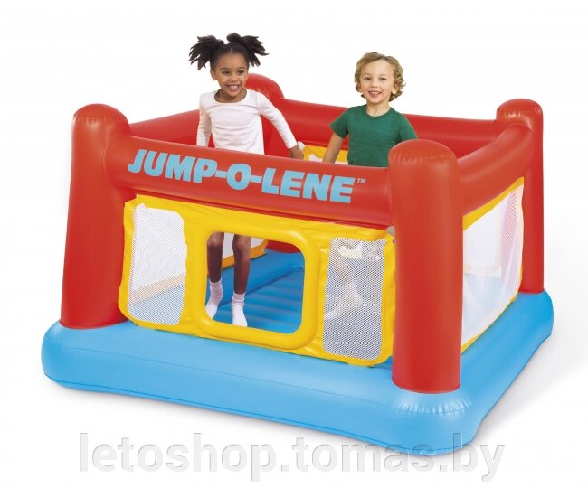 Детский надувной батут Intex 48260 Jump-O-Lene 174х174х112 см. от компании Интернет-магазин «Letoshop. by» - фото 1