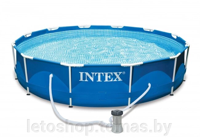 Каркасный бассейн Intex 28202 Metal Frame Pool 305*76 см. от компании Интернет-магазин «Letoshop. by» - фото 1