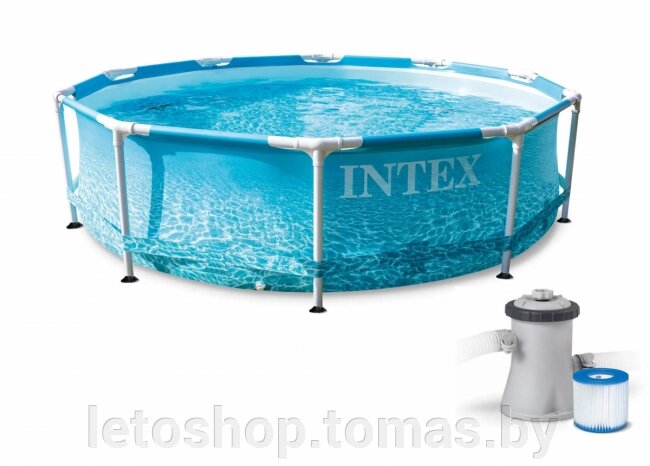 Каркасный бассейн Intex 28208 Metal Frame 305*76 см. от компании Интернет-магазин «Letoshop. by» - фото 1