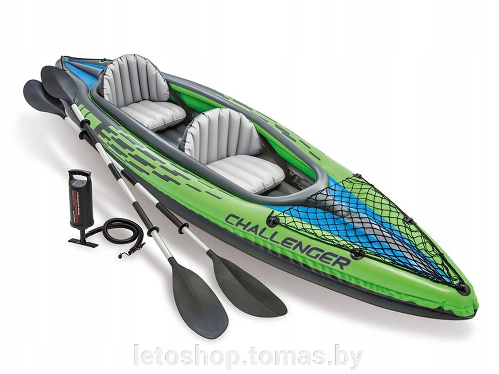 Надувная байдарка Intex 68306 Challenger K2 Kayak 351*76*38 см. от компании Интернет-магазин «Letoshop. by» - фото 1
