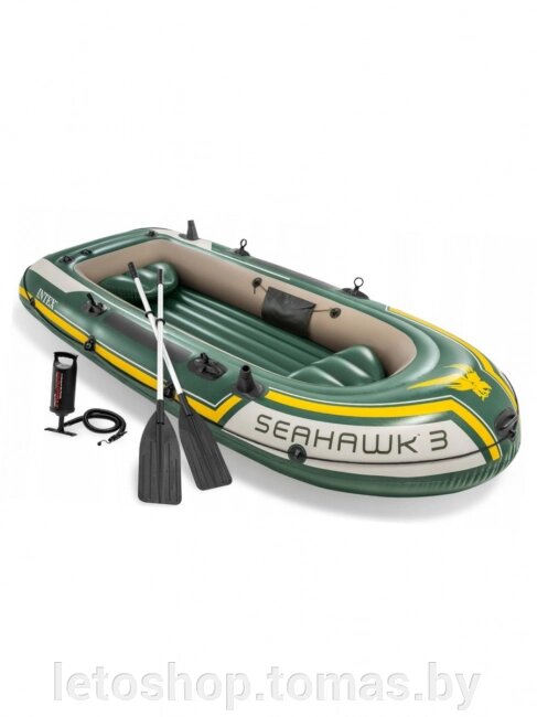 Надувная лодка Intex 68380 Seahawk 300 Set 295*137*43 см. от компании Интернет-магазин «Letoshop. by» - фото 1