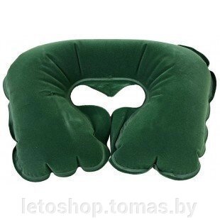 Надувная подушка-подголовник флокированная туристическая BestWay 67006, 46*28*8 см. от компании Интернет-магазин «Letoshop. by» - фото 1