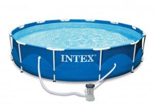 Каркасный бассейн Intex 28202 Metal Frame Pool 305*76 см.