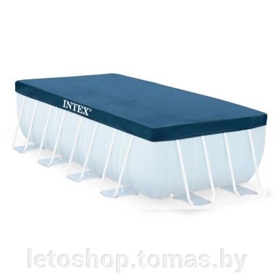 Тент Intex 28037 для прямоугольных каркасных бассейнов 400*200 см от компании Интернет-магазин «Letoshop. by» - фото 1