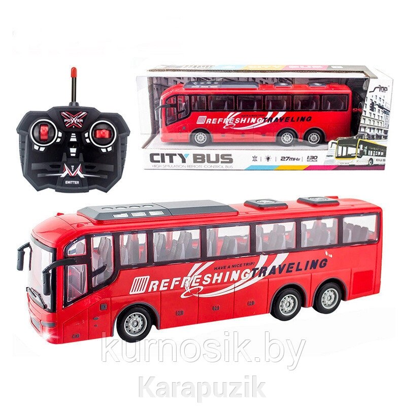 Автобус City Bus на радиоуправлении, SH091-347B от компании Karapuzik - фото 1
