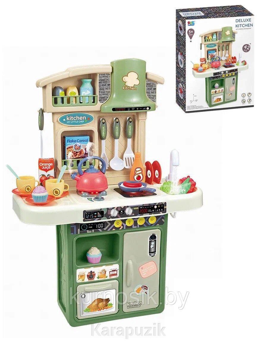 Детская игровая кухня "Моя первая кухня", 42 предмета от компании Karapuzik - фото 1