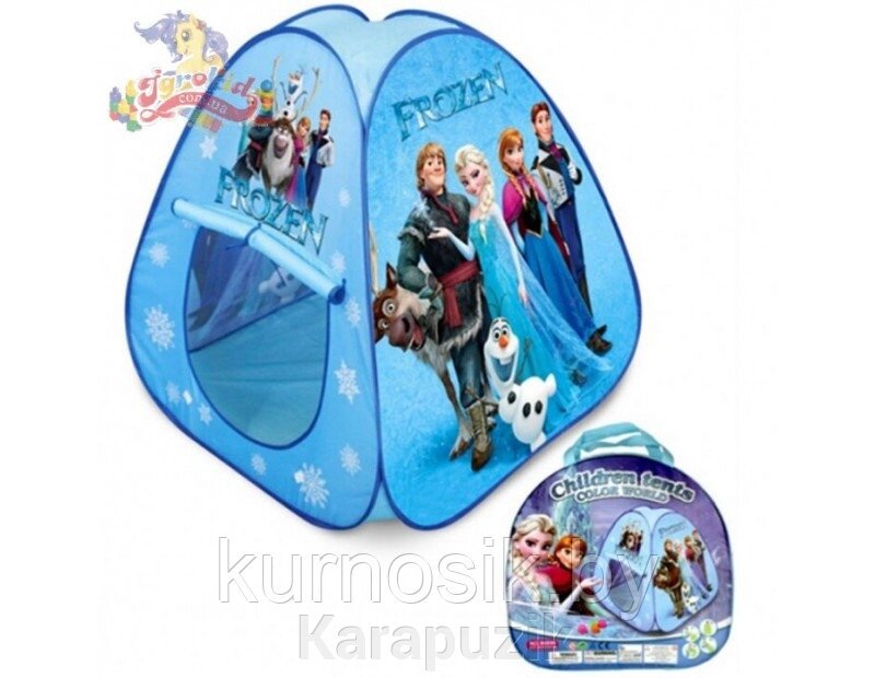 Детская игровая палатка "Холодное сердце" для девочки арт. 3312 от компании Karapuzik - фото 1