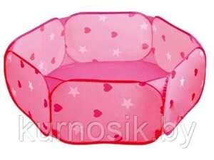 Детская игровая палатка-манеж с шарами XINZE, розовый, 333A-50В