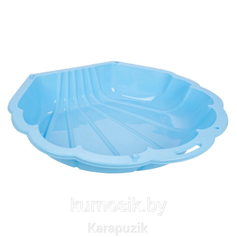 Детская песочница бассейн Ракушка Abalone Pilsan 90*84*17.5 см голубой от компании Karapuzik - фото 1