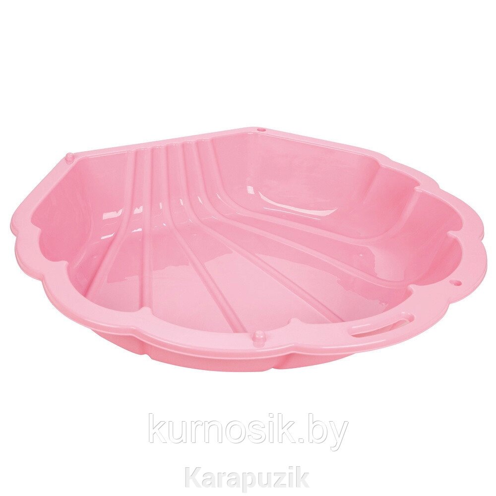 Детская песочница бассейн Ракушка Abalone Pilsan 90*84*17.5 см розовый от компании Karapuzik - фото 1