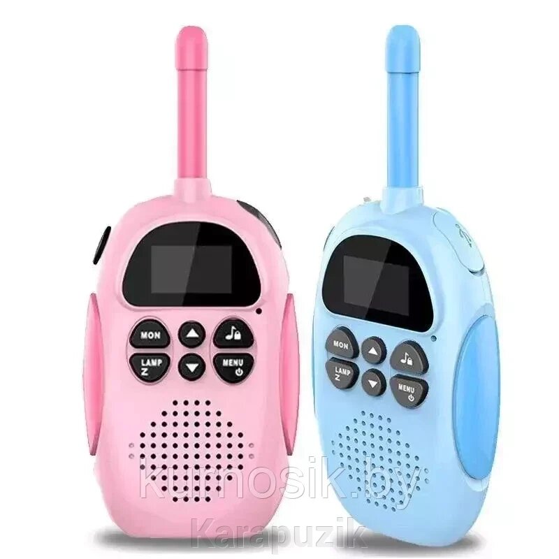 Детские рации Kids walkie talkie, 2 штуки от компании Karapuzik - фото 1