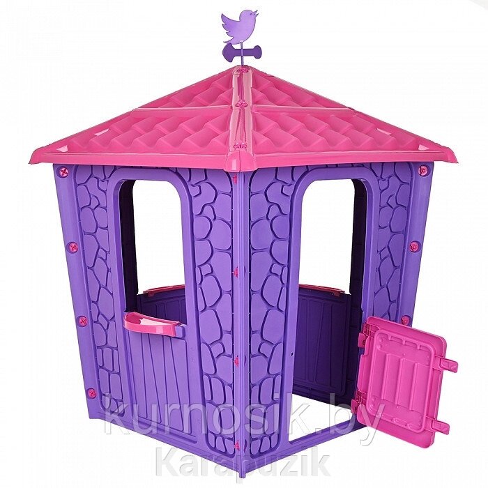Детский игровой дом Pilsan Stone House Purple/Фиолетовый от компании Karapuzik - фото 1