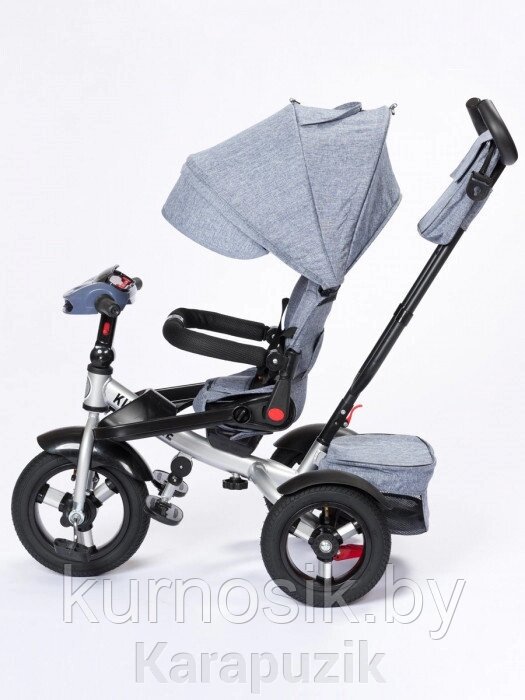 Детский велосипед трехколесный Kids Trike Lux Comfort, колеса 12\10 Бордовый от компании Karapuzik - фото 1