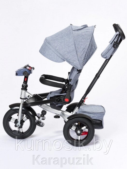 Детский велосипед трехколесный Kids Trike Lux Comfort, колеса 12\10 Розовый от компании Karapuzik - фото 1