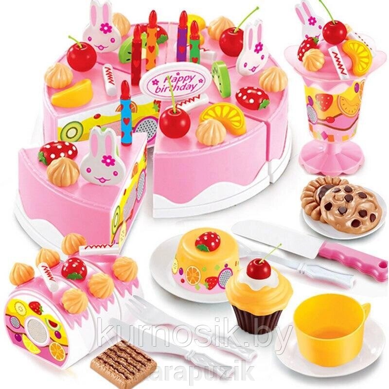 Игрушечный торт и сладкий стол 75 предметов 889-19A от компании Karapuzik - фото 1