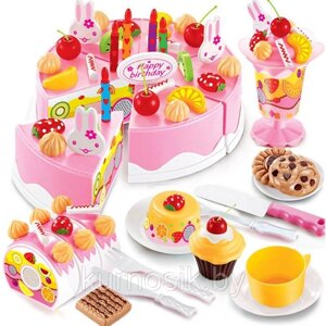Игрушечный торт и сладкий стол 75 предметов 889-19A
