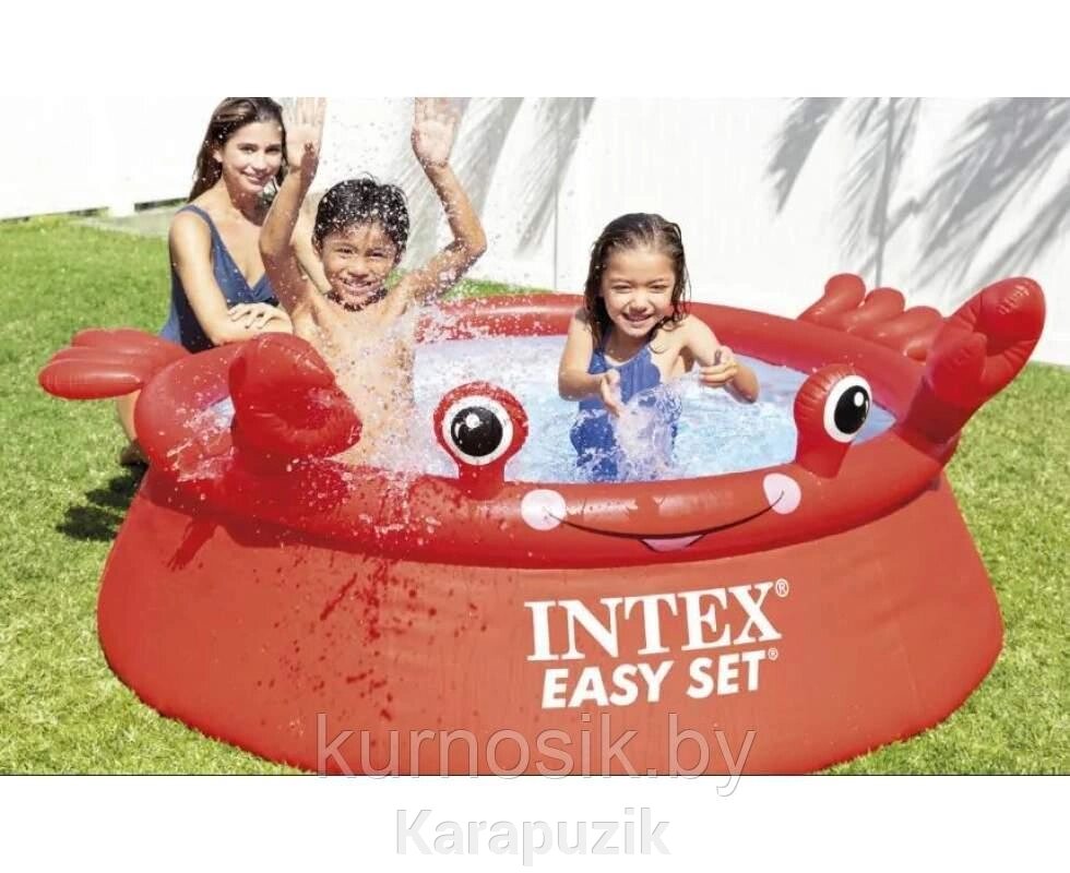 Intex 26100 Надувной бассейн 183х51 см Crab Easy Set от компании Karapuzik - фото 1