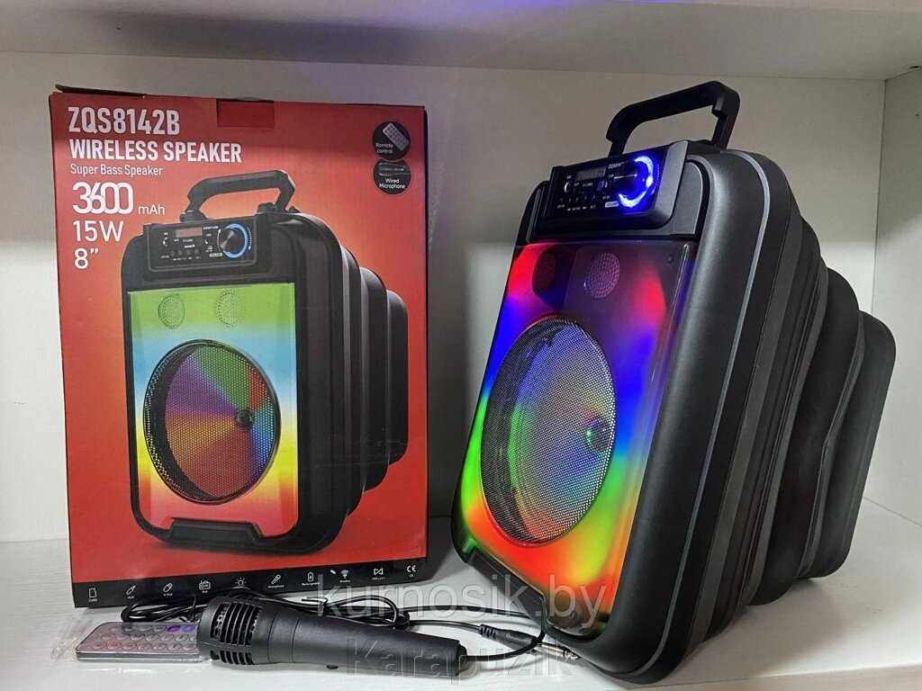 Колонка акустическая портативная BT Speaker ZQS8142B от компании Karapuzik - фото 1