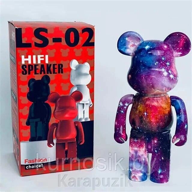 Колонка беспроводная Bluetooth Медведь, Bearbrick LS-02B, звездный путь от компании Karapuzik - фото 1