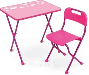 Комплект детской мебели Ника «Алина 2» с 3 до 7 лет (арт. КА2) розовый