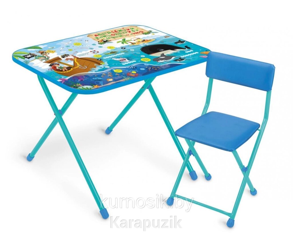 Комплект детской мебели Ника с Пиратами NK-75A с 3 до 7 лет от компании Karapuzik - фото 1