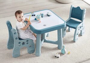 Комплект мебели с детским столом NINO Baby BS-8626 голубой